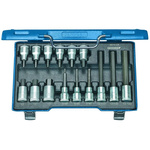 Gedore Driver Bit Set 15 Pieces, Hexagon