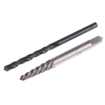 RS PRO 2 piece Steel Screw Extractor
