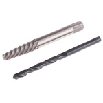 RS PRO 2 piece Steel Screw Extractor
