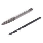 RS PRO 2 piece Steel Screw Extractor