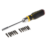 Stanley Phillips, Pozidriv, Slotted, Torx Ratchet Screwdriver & Bit Set