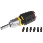 Stanley Phillips, Pozidriv, Slotted Ratchet Screwdriver & Bit Set