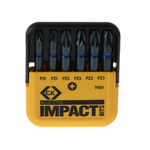 CK Impact Bit Set 6 Pieces, Pozidriv