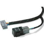 HellermannTyton Expandable Braided PET Black Cable Sleeve, 20mm Diameter, 100m Length