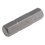RS PRO Hexagon Screwdriver Bit, 6 mm Tip