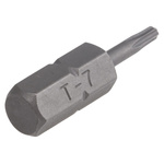 RS PRO Torx Screwdriver Bit, T7 Tip, 25 mm Overall