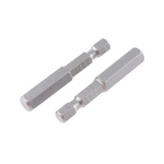 RS PRO Hexagon Screwdriver Bit, 8 mm Tip