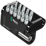 Wera Impact Bit Set 12 Pieces, Hexagon, Phillips, Pozidriv, Torx