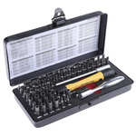 Wiha Driver Bit Set 65 Pieces, Hexagon, Pentalobe, Phillips, Slotted, Torx