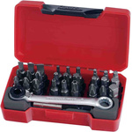 Teng Tools Bits set 29 Pieces, Hexagon, Phillips, Slotted, Torx