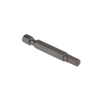 RS PRO Hexagon Hexagon Bit, 5 mm Tip, 1/4in Drive, 50mm Overall