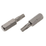 RS PRO Torx Torx Driver Bit Set, T20 mm Tip, 1/4in Drive, 25mm Overall