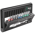 Wera 10 Pieces, Hexagon, Phillips, Pozidriv, Slotted, Torx