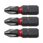 CK Blue Steel Screwdriver Bit Set 3 Pieces, Phillips