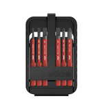 Wiha Tools Electric Bit Set 6 Pieces, Pozidriv, Slotted