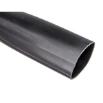 RS PRO Halogen Free Heat Shrink Tubing, Black 12.7mm Sleeve Dia. x 300mm Length 2:1 Ratio