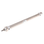 SMC Pneumatic Roundline Cylinder 20mm Bore, 250mm Stroke, C85 Series, Double Acting