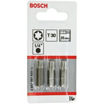 Bosch Torx Screwdriver Bit, T30 Tip, 25 mm Overall