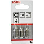 Bosch Torx Screwdriver Bit, T20 Tip, 25 mm Overall