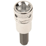 Bahco Hexagon Screwdriver Bit, Hex 4 Tip