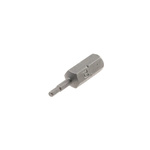 RS PRO Hexagon Screwdriver Bit, 2mm Tip, 1/4in Drive, 25mm Overall