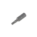 RS PRO Hexagon Screwdriver Bit, 6mm Tip, 1/4in Drive, 25mm Overall
