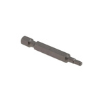 RS PRO Hexagon Hexagon Bit, 3 mm Tip, 1/4in Drive, 50mm Overall