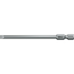 Wera Slotted Screwdriver Bit, SL6.5 Tip, 152 mm Overall