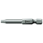 Wera Torx Screwdriver Bit, T15 Tip, 50 mm Overall