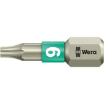 Wera Torx Screwdriver Bit, T9 Tip, 25 mm Overall