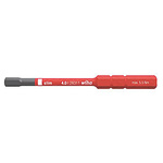 Wiha Hexagon Screwdriver Bit, Hex 4 Tip, Hex Drive