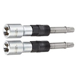 Facom Screwdriver Bit, XZN M8, M10 Tip, 1/4 in Drive, Square Drive