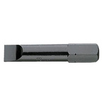 Facom Slotted Screwdriver Bit, 14 mm Tip