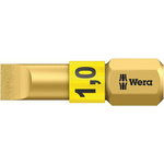 Wera Slotted Screwdriver Bit, 25 mm Tip