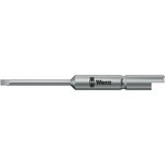 Wera Slotted Screwdriver Bit, 44 mm Tip