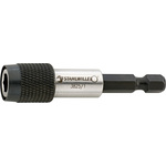 STAHLWILLE Round Bit Holder, 62 mm Tip, 1/4 in Drive, Hex Drive, 62 mm Overall