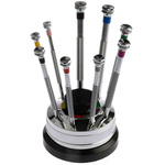 RS PRO Slotted Precision Screwdriver Set, 9-Piece