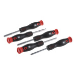 RS PRO Nut Spinner Precision Screwdriver Set, 5-Piece