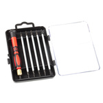 RS PRO Phillips; Slotted; Torx Interchangeable Screwdriver Set, 7-Piece