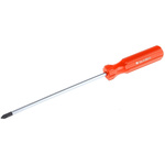 RS Pro 6 in Chrome Vanadium Steel Standard Screwdriver, Supadriv; Pozidriv PZ1 Tip, Cellulose Acetate