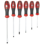 RS PRO F99-602 Pozidriv; Slotted Screwdriver Set, 6-Piece