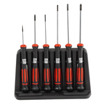 RS PRO Pozidriv; Slotted Precision Screwdriver Set, 6-Piece