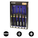 Bahco Phillips; Pozidriv; Slotted Screwdriver Set, 6-Piece