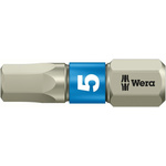 Wera Hexagon Socket Screwdriver Bit, 25 mm Tip