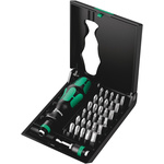 Wera Hexagon; Hex-Plus; Slotted; Phillips; Pozidriv; Tamper Torx Interchangeable Screwdriver Set, 32-Piece
