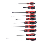 RS PRO Pozidriv; Slotted Screwdriver Set, 10-Piece
