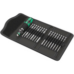 Wera Hexagon; Slotted; Pozidriv; Phillips; Torx; Torx BO Interchangeable Screwdriver Set, 17-Piece