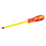 RS PRO Slotted Insulated Screwdriver, 8 mm Tip, 175 mm Blade, VDE/1000V
