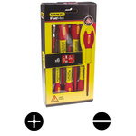 Stanley Phillips; Slotted Insulated Screwdriver Set, 6-Piece