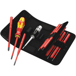 Wera Hexagon; Phillips; Pozidriv; Slotted; Torx Interchangeable Insulated Screwdriver Set, 16-Piece